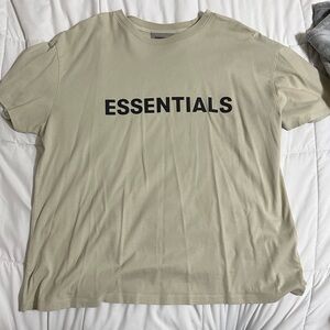 Essentials Beige TShirt Size M